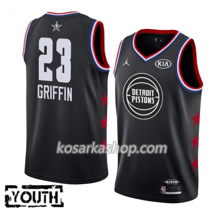 Dres Detroit Pistons Blake Griffin 23 2019 All-Star Jordan Brand Crna Swingman - Dječji